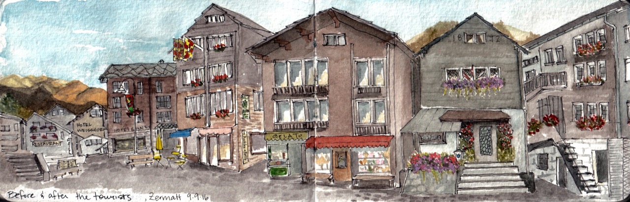 Urban Sketchers Switzerland September 2016