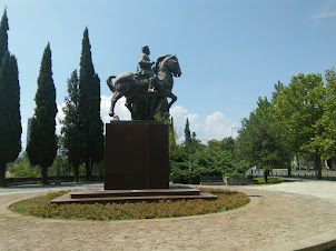 Equestrian statue of King Nicola -I in "King's Park".