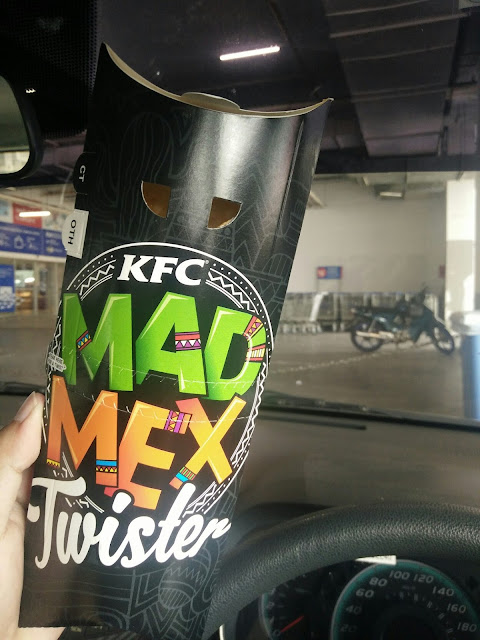 KFC Mex Mad Twister - Twister Dengan Spicy Mexican Cheese| 