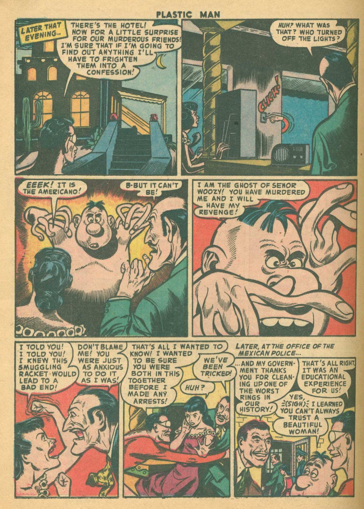 Read online Plastic Man (1943) comic -  Issue #37 - 24