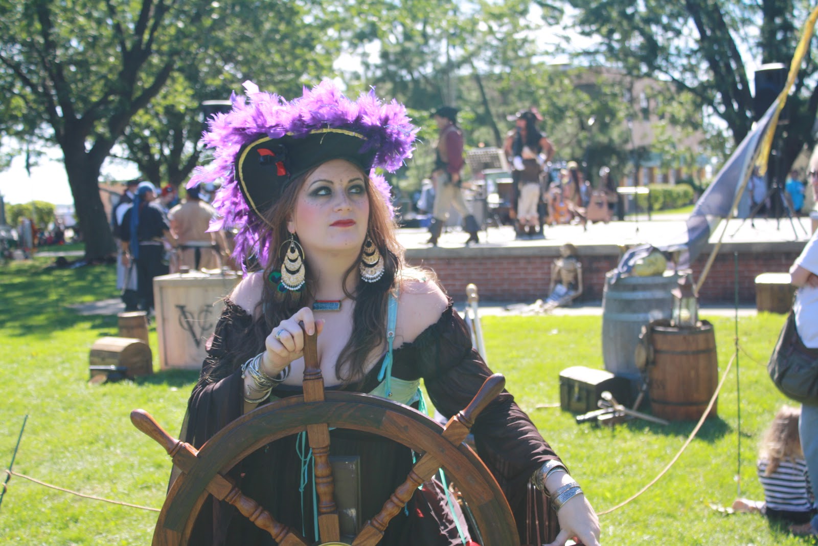 Black UniGryphon's Modest Photos Pirate Festival in Marcus Hook PA 2012
