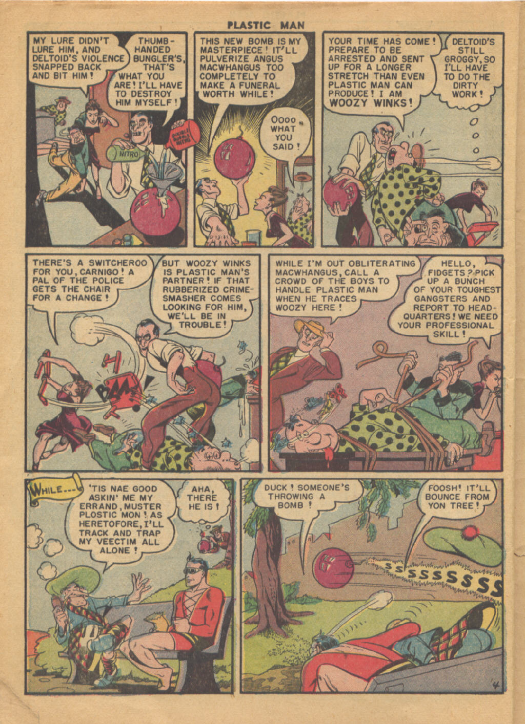 Read online Plastic Man (1943) comic -  Issue #25 - 5
