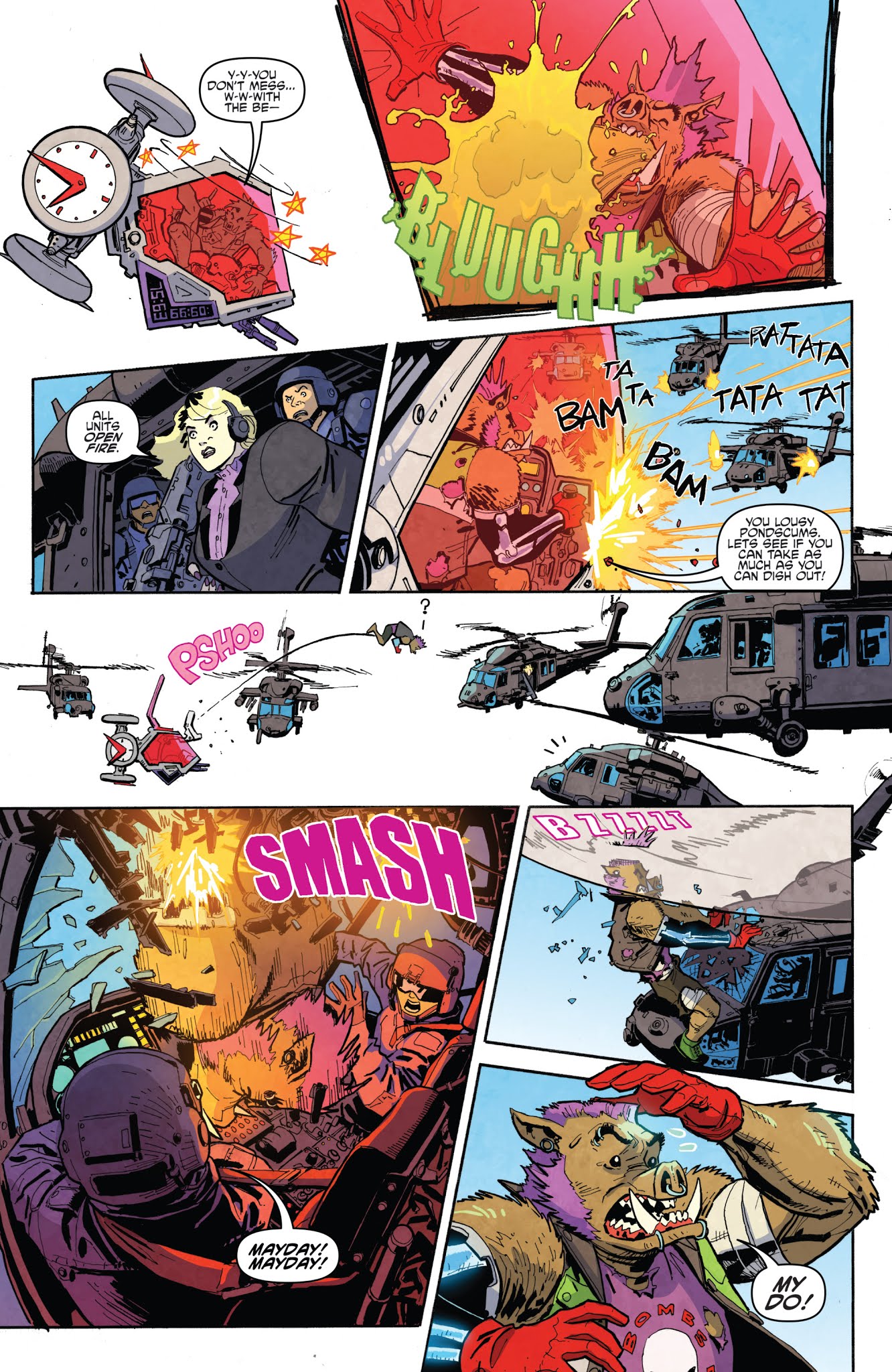 Read online Teenage Mutant Ninja Turtles: Bebop & Rocksteady Hit the Road comic -  Issue #3 - 16