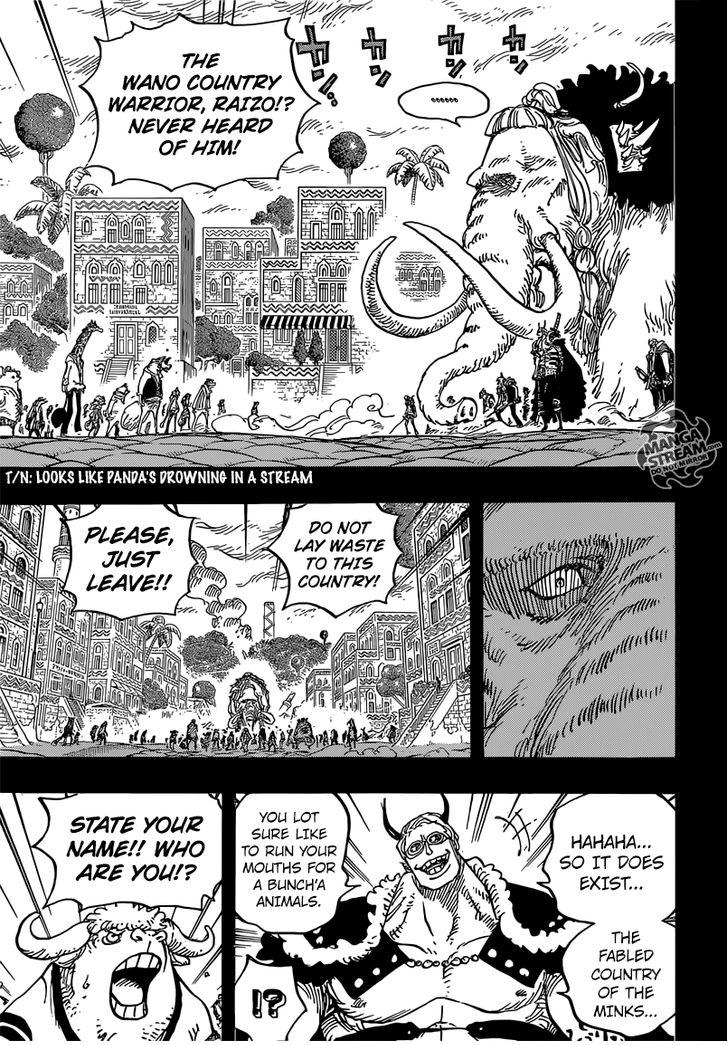 One Piece Ch 808: Duke Inuarashi
