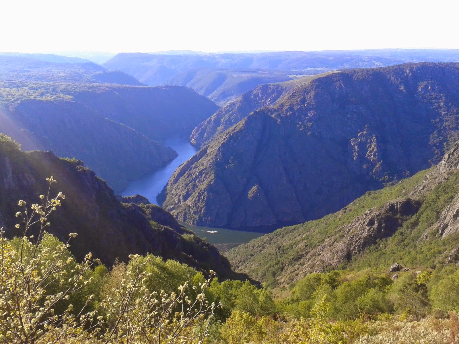 Cañón del Sil desde el Mirador de Cabezoás en Parada de Sil