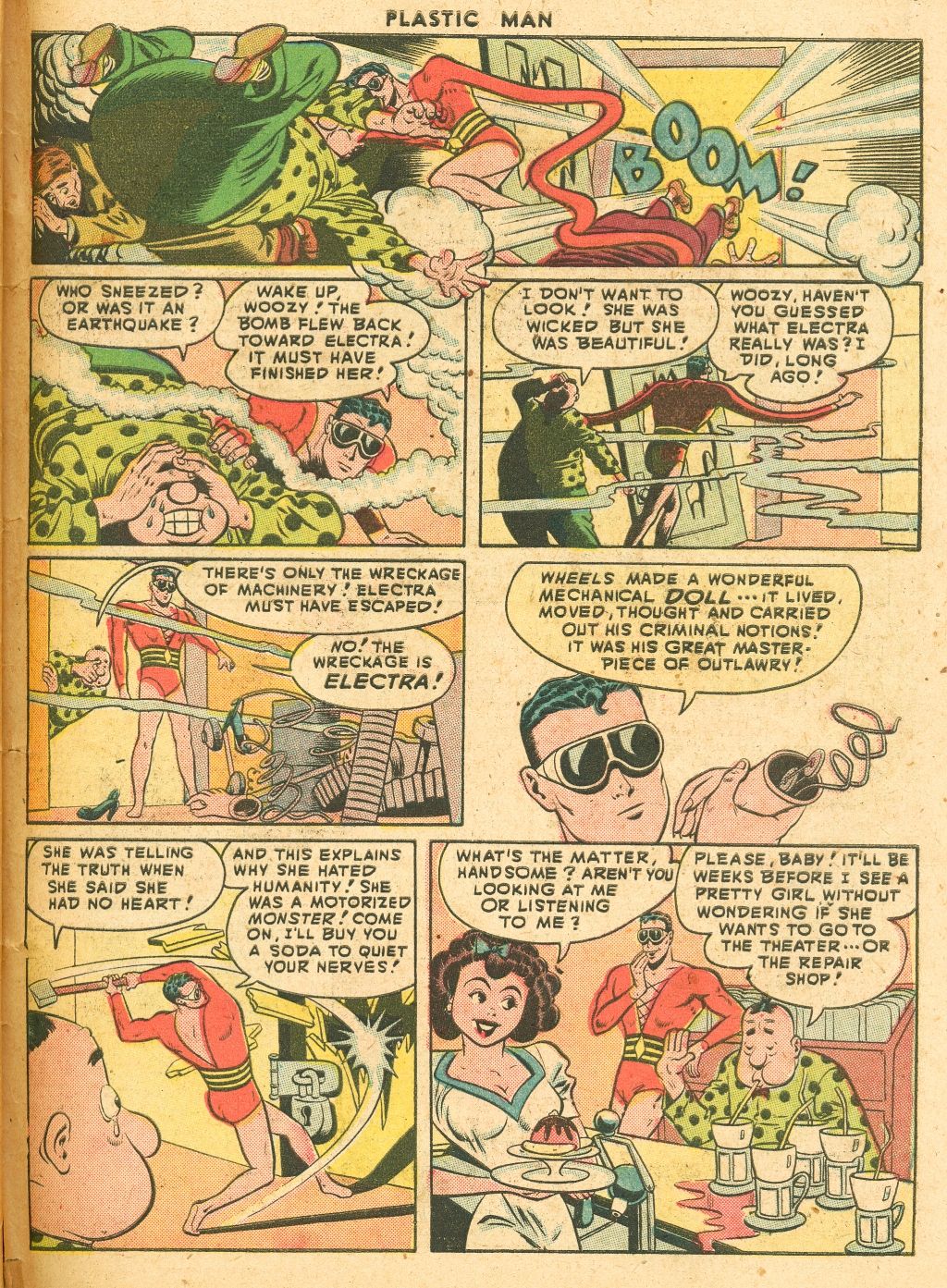 Read online Plastic Man (1943) comic -  Issue #10 - 49