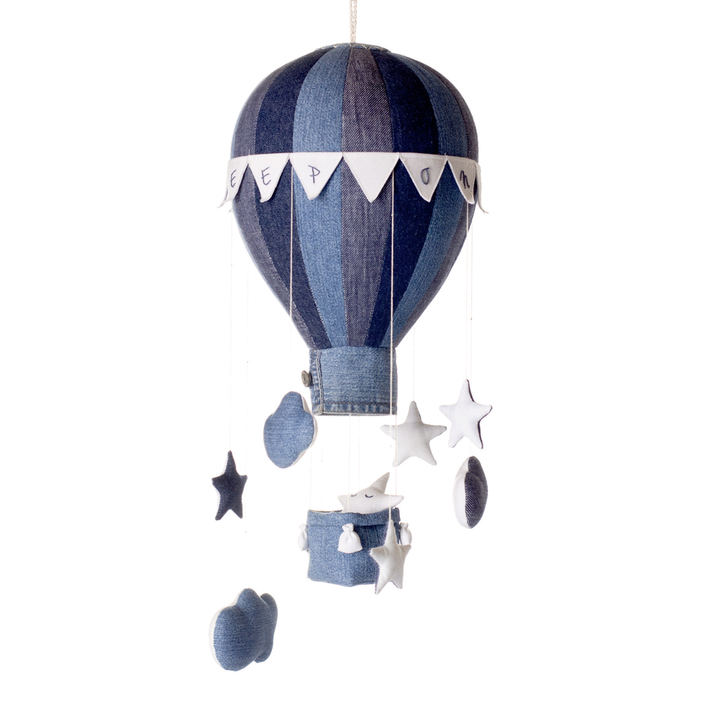 Jo handmade design New Hot Air Balloon Mobile!