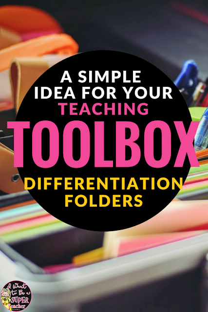 Looking for a DIY tool to differentiate instruction for elementary students? Check out this simple idea: differentiation folders!