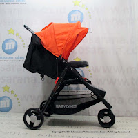 Kereta Bayi LightWeight BabyDoes CH703 Compact3 - Orange