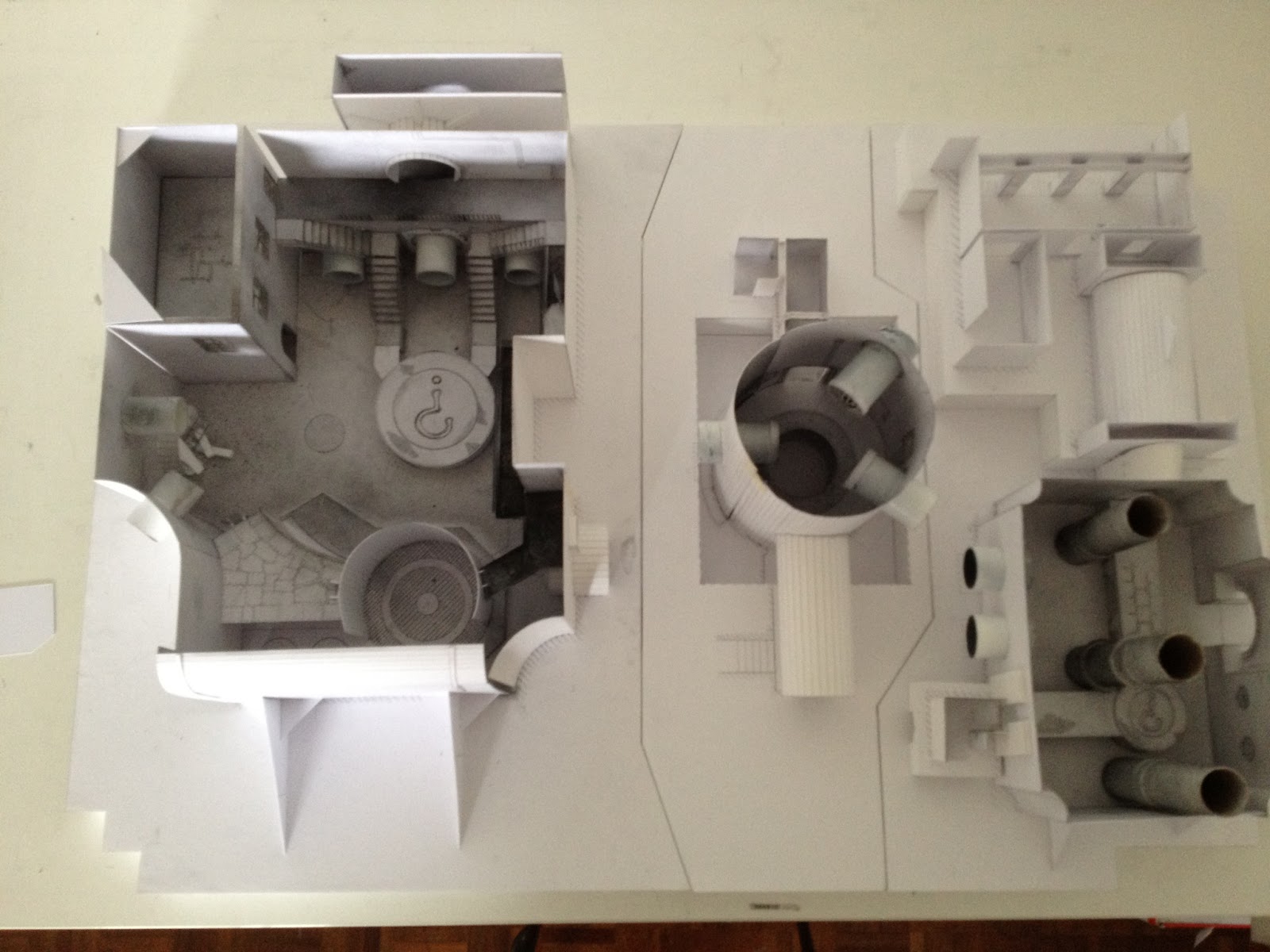 Daniel Gubba - Set and Props.: Design for Film - Batman: The Riddler's Lair