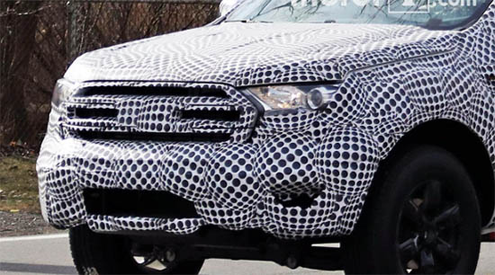 Burlappcar: 2019 Ford ranger testing in the US: no new design?