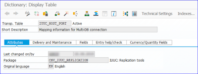 Adjust SLT connection to HANA MCD