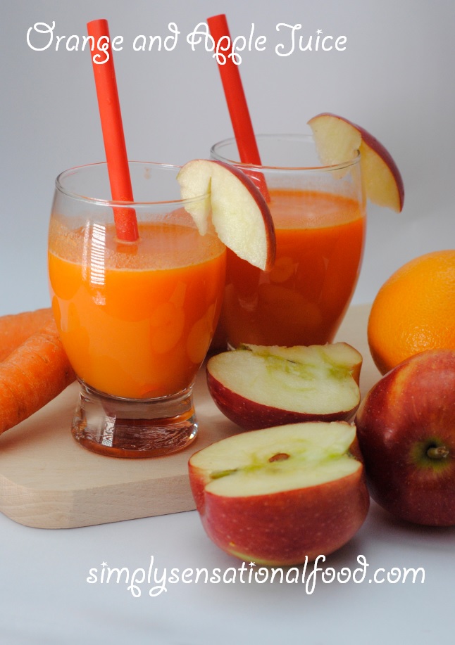 Orange and Apple Breakfast Juice Introducing the Optimum 600 Juicer simply.food