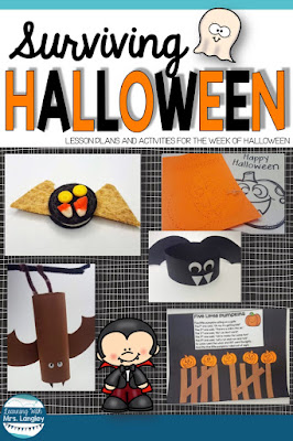 These Halloween lesson plans are perfect for the preschool, kindergarten, or 1st grade student in an elementary setting. These activities for kids are fun and there are plenty of ideas to keep students engaged the whole week of Halloween! Teach all about bats, bones in our bodies, jack-o-lanterns, and Halloween.#halloweenlessons #kindergarten #halloween #teacherspayteachers