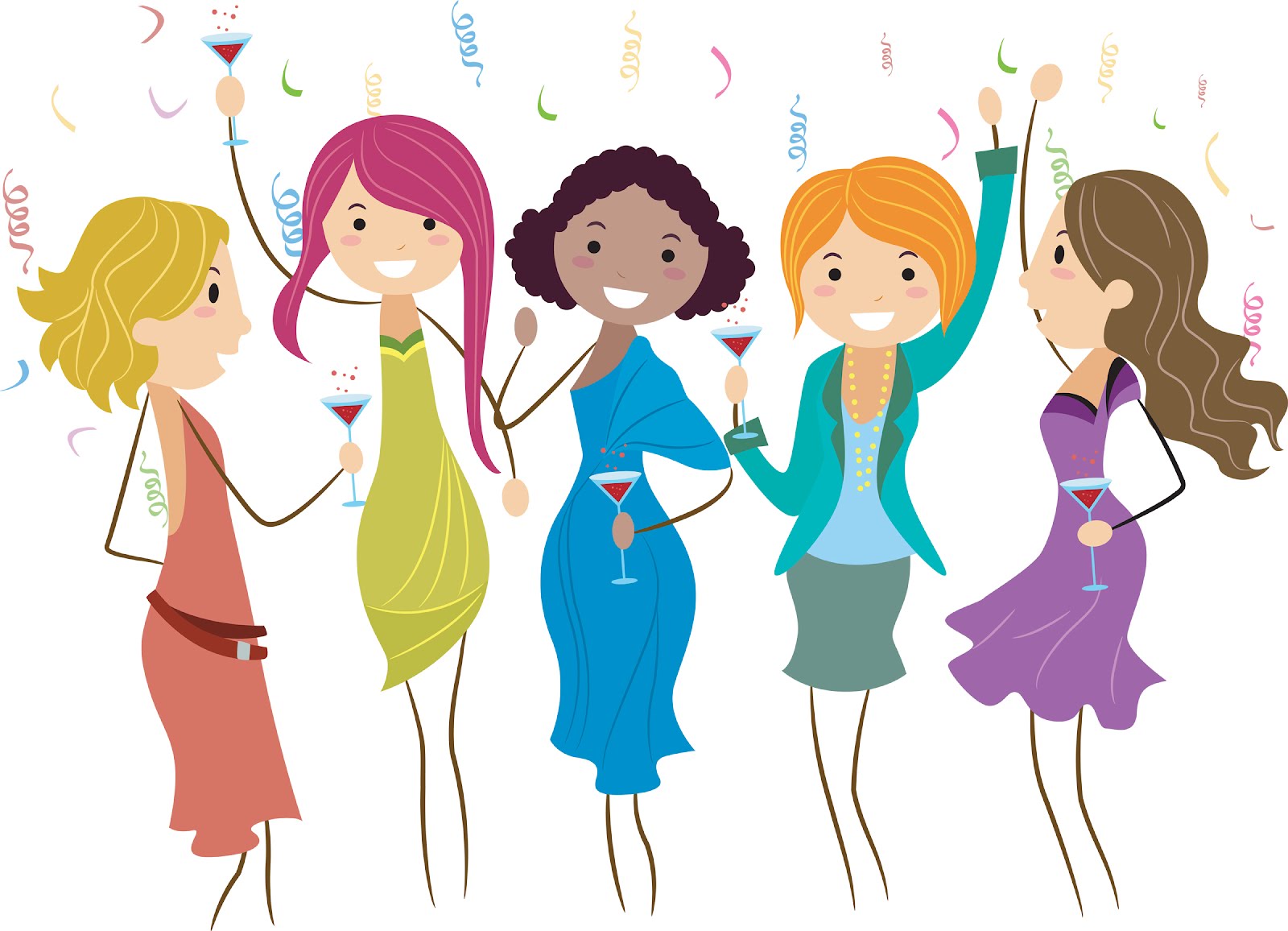 girl party clipart - photo #3