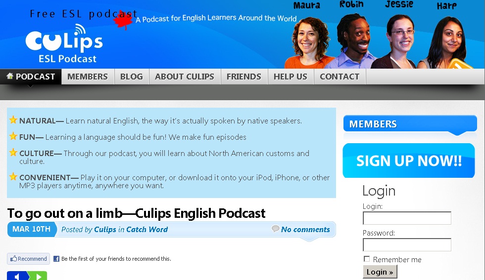 Podcasts for Learning English. Learn English Podcast. Culips Podcasts.