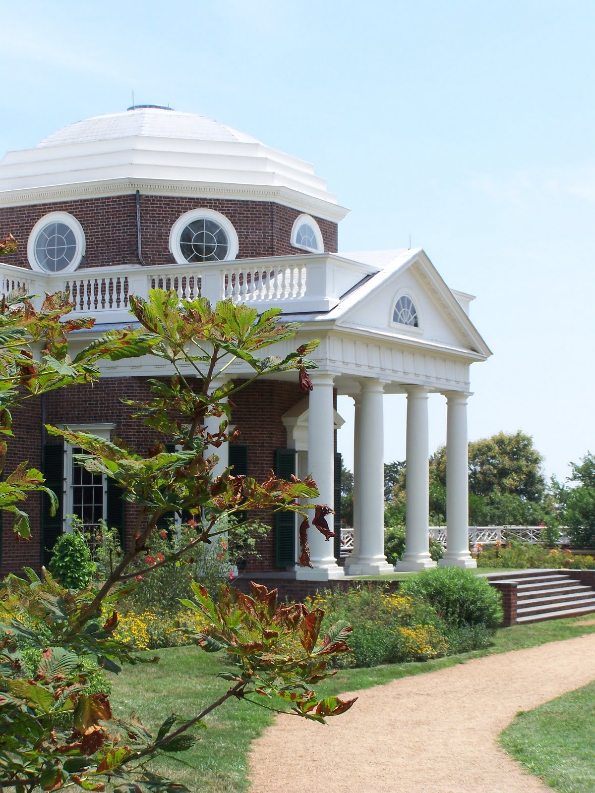 Via My Viewfinder Postcard View of Monticello