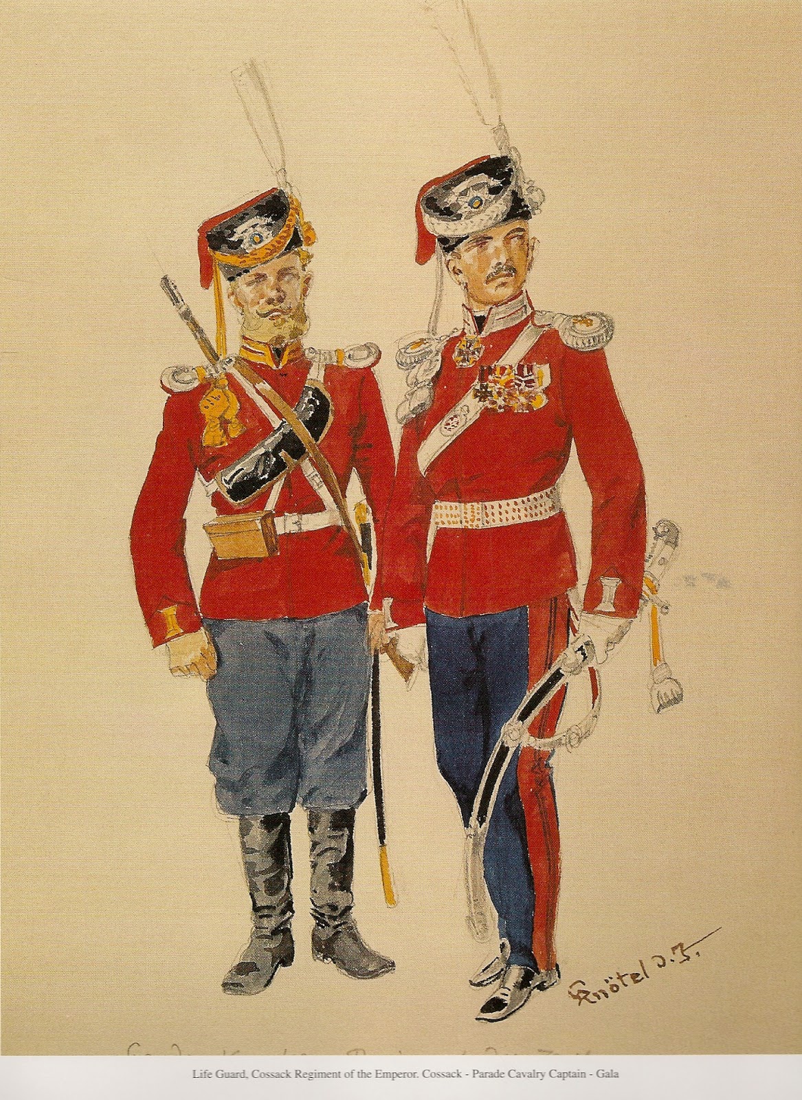 лейб гвардии казачий его величества полк форма