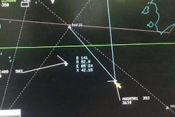 Bocoran Gambar Layar Radar ATC Posisi Terakhir AirAsia QZ8501
