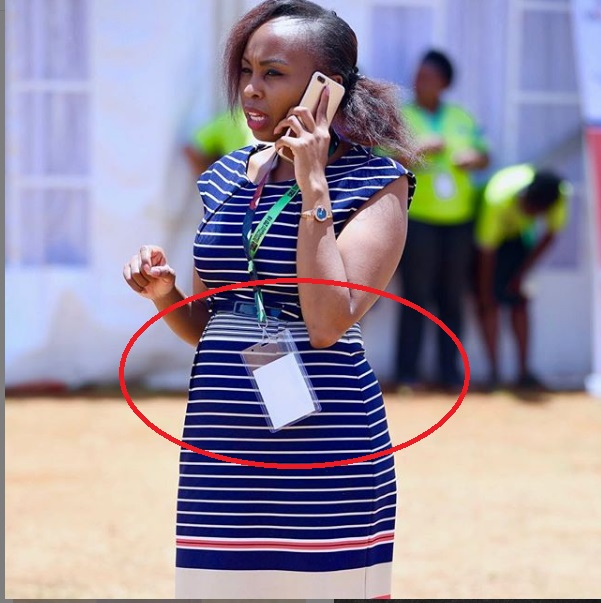 PHOTO! Who is the sharp-shooter? Jubilee’s flower-girl, PAULINE NJOROGE, looks pregnant, “Chakula ya wakubwa.” is%2Bnjoroge%2Bpregnant - PHOTO! Who is the sharp-shooter? Jubilee’s flower-girl, PAULINE NJOROGE, looks pregnant, “Chakula ya wakubwa.”