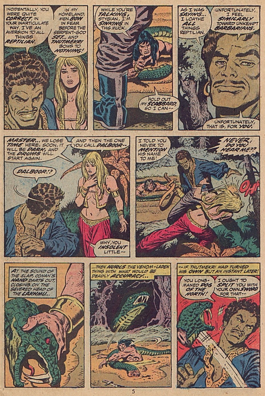 Read online Conan the Barbarian (1970) comic -  Issue #28 - 5