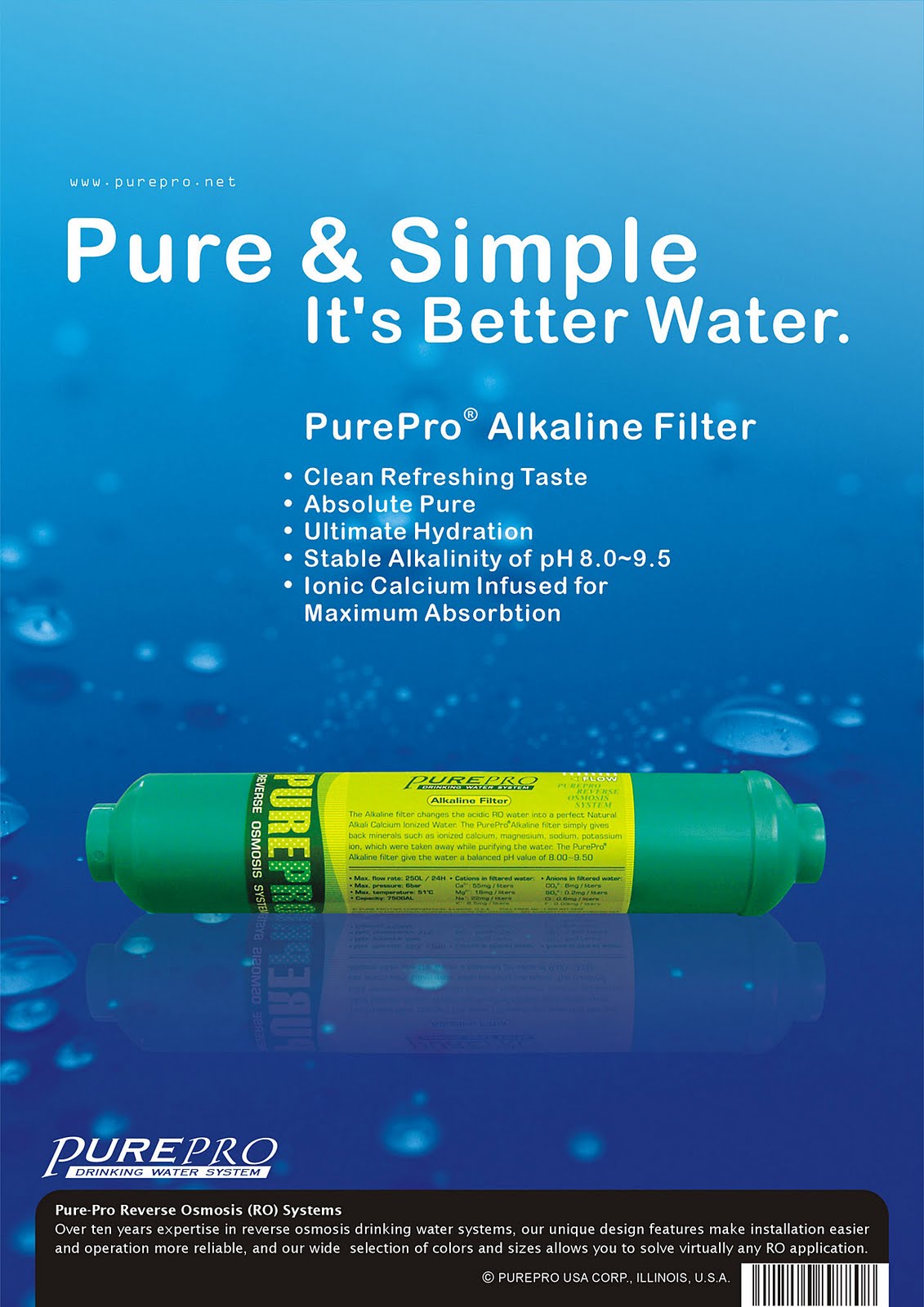 PurePro® USA Alkaline Filter