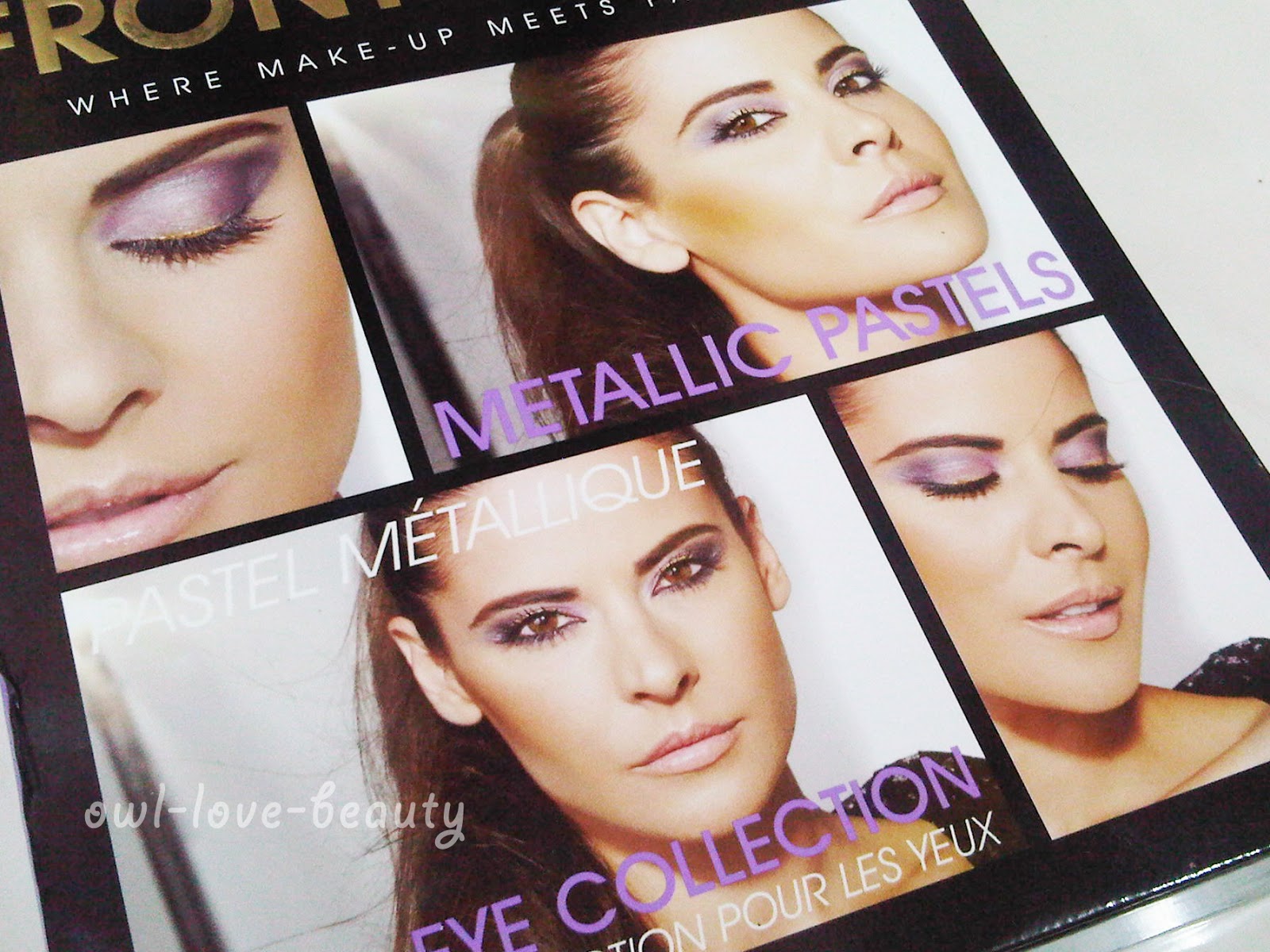 Owllovebeauty Review/swatch Front Cover Eyeshadow palette