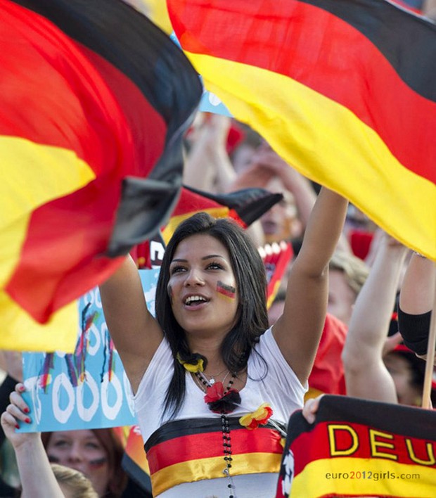 A Gallery of Sexy German Soccer Fans The Cute Sexy and Hot Girls