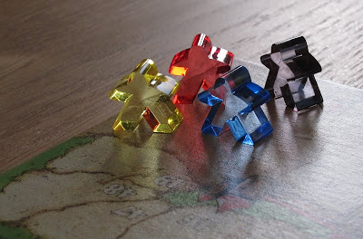Carcassonne - The scorring Meeples from The Phantom expansion