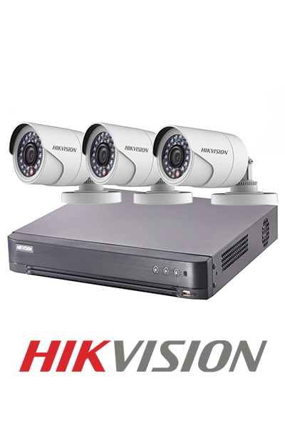 Trọn Bộ Camera Hikvision 3 Mắt 1080P FullHD