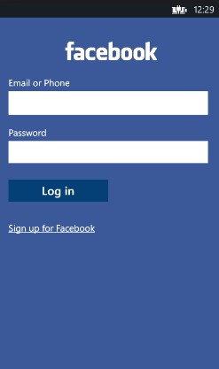 Facebook Login Home Stage Mobile I Facebook Login Home Recto Mobile I