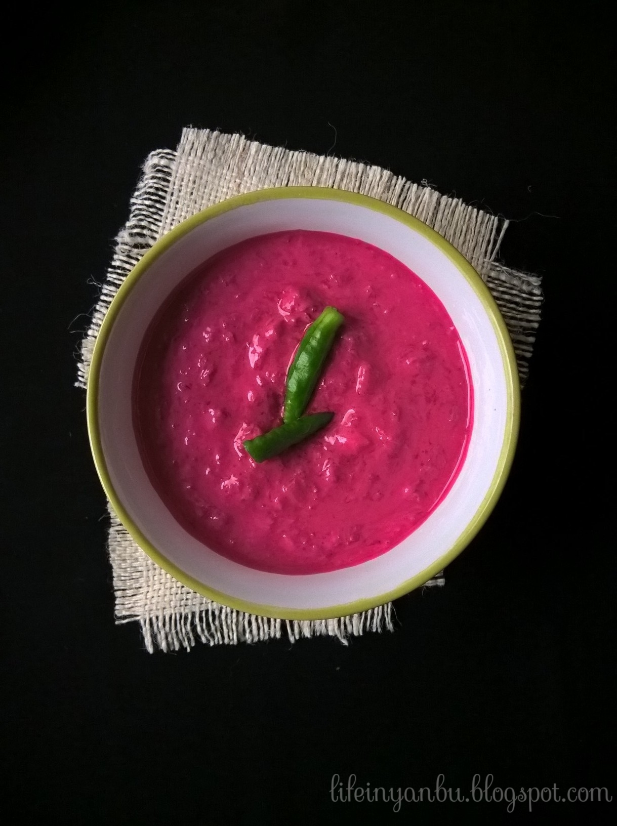 Beetroot Yoghurt Dip | Raitha