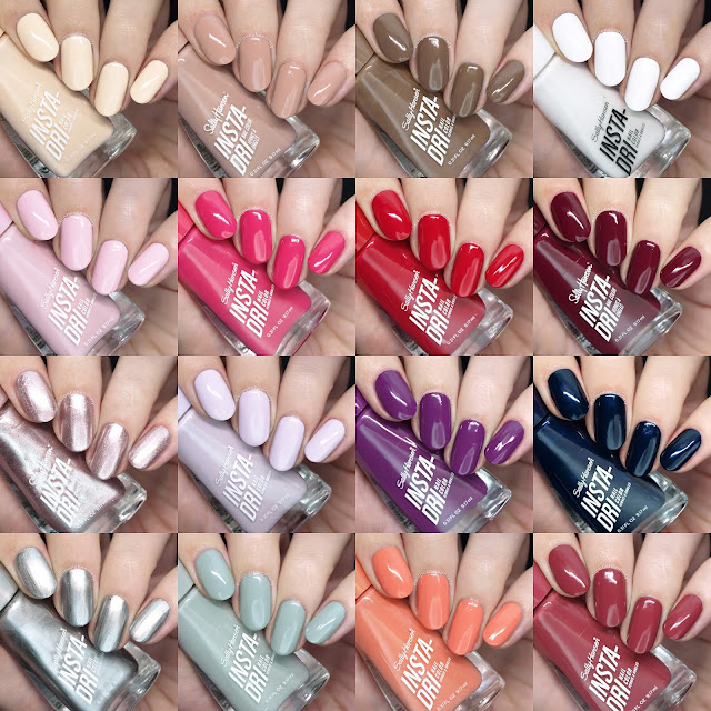 Nail Polish Society Sally Hansen InstaDri (16 New Shades)