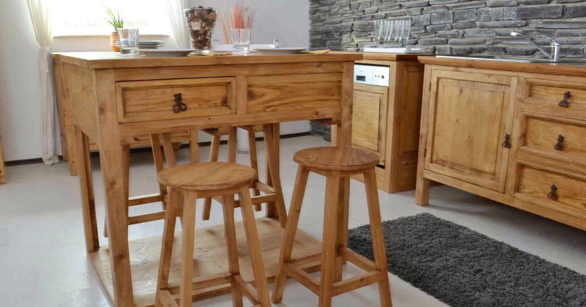 Küchenbar im Landhausstil: hochwertige Tresen und Barhocker zum Bestellen