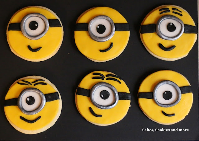 Minion Cookies mit Anleitung