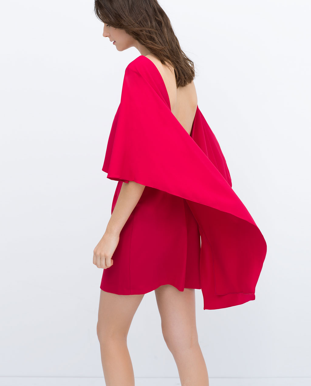 Vestido Capa Escote Espalda ~ Chic Woman