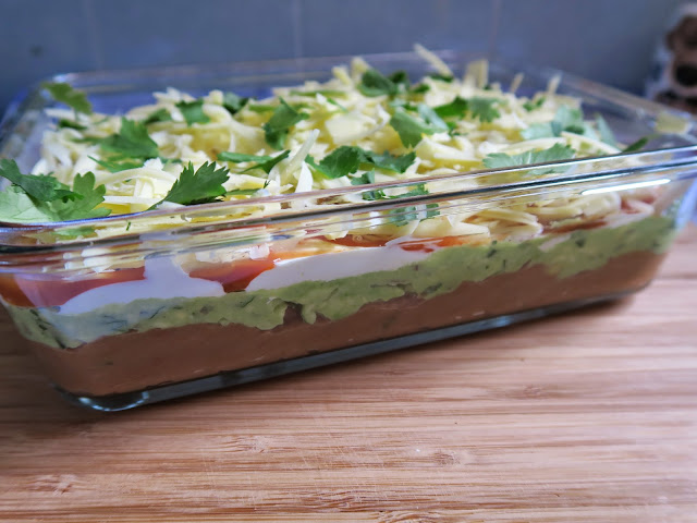 Mexican Layered Dip by Salt Sugar and i