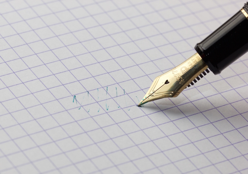 Use the ink before it dries...