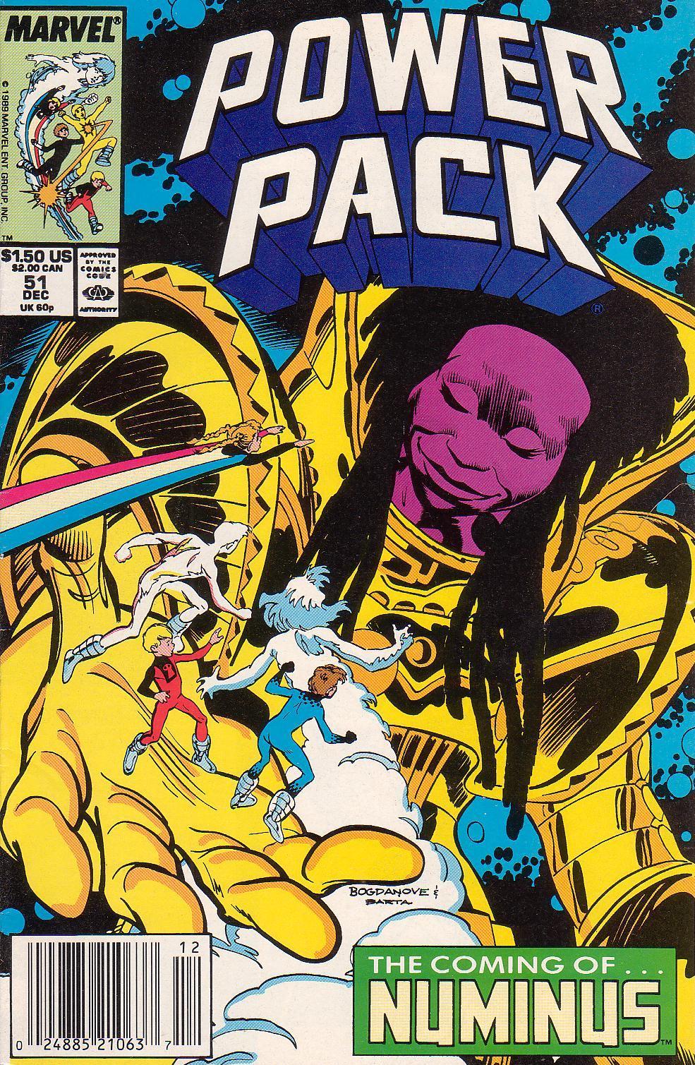 Read online Power Pack (1984) comic -  Issue #51 - 1