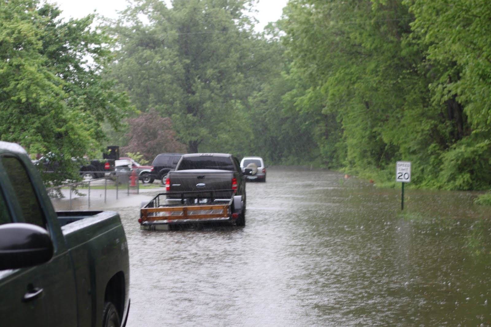 West Kentucky Flood 2011 Ledbetter, ky, May 2nd Clarks Ferry RD. and