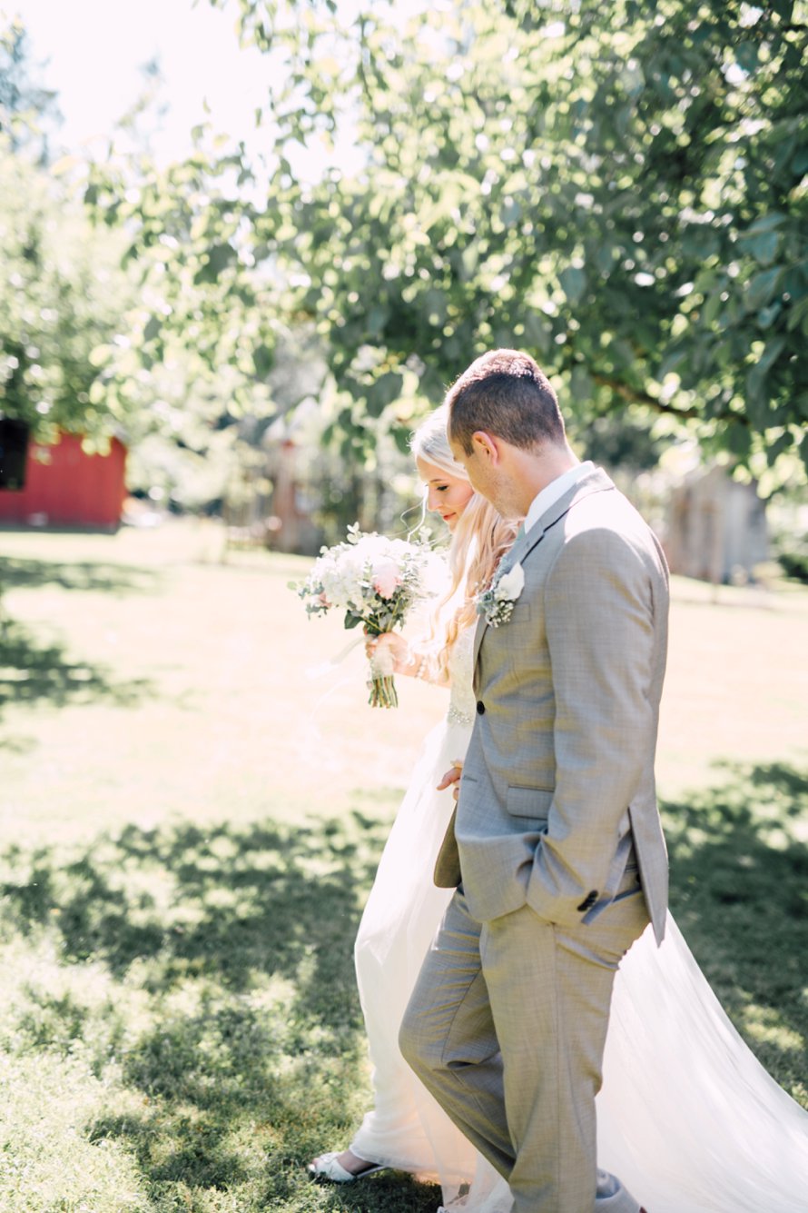 Bright and Romantic Farm Wedding Photography by Something Minted