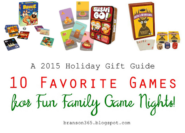 These 10 favorite family games would make perfect gifts this Christmas holiday season. Board games, card games, children's games, games the adults will enjoy... there is something for everyone in this collection. Give a gift that keeps on giving by bringing families together to play and make precious memories.