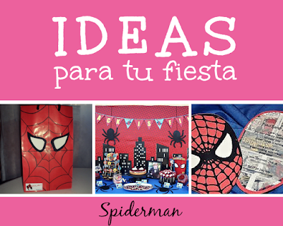 Spiderman el Hombre Araña en una decoración para cumpleaños 
