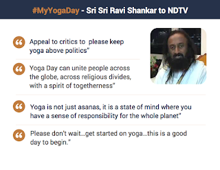 Sri Sri Ravishankar's appeal to keep Yoga away from politics