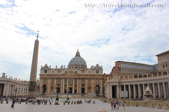 Travel Guide to visit the St.Peter's Basilica in Vatican