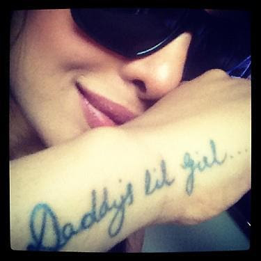 Priyanka shows her tattoo-'Daddy's Lil Girl'