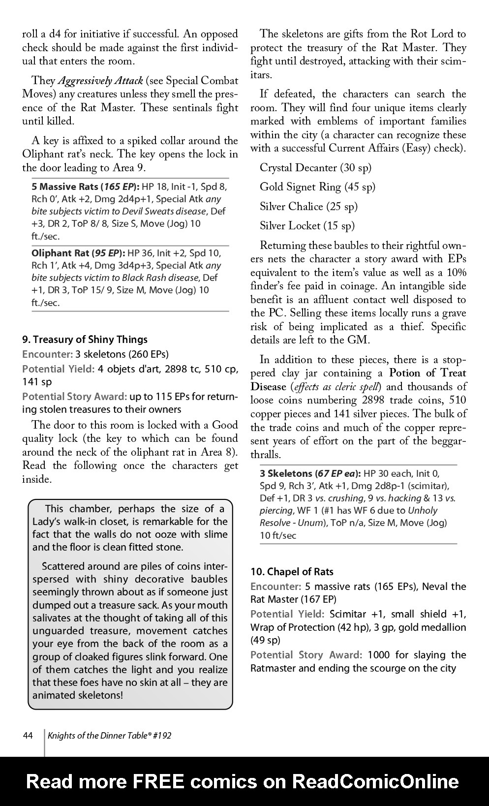 Read online Knights of the Dinner Table comic -  Issue #192 - 46