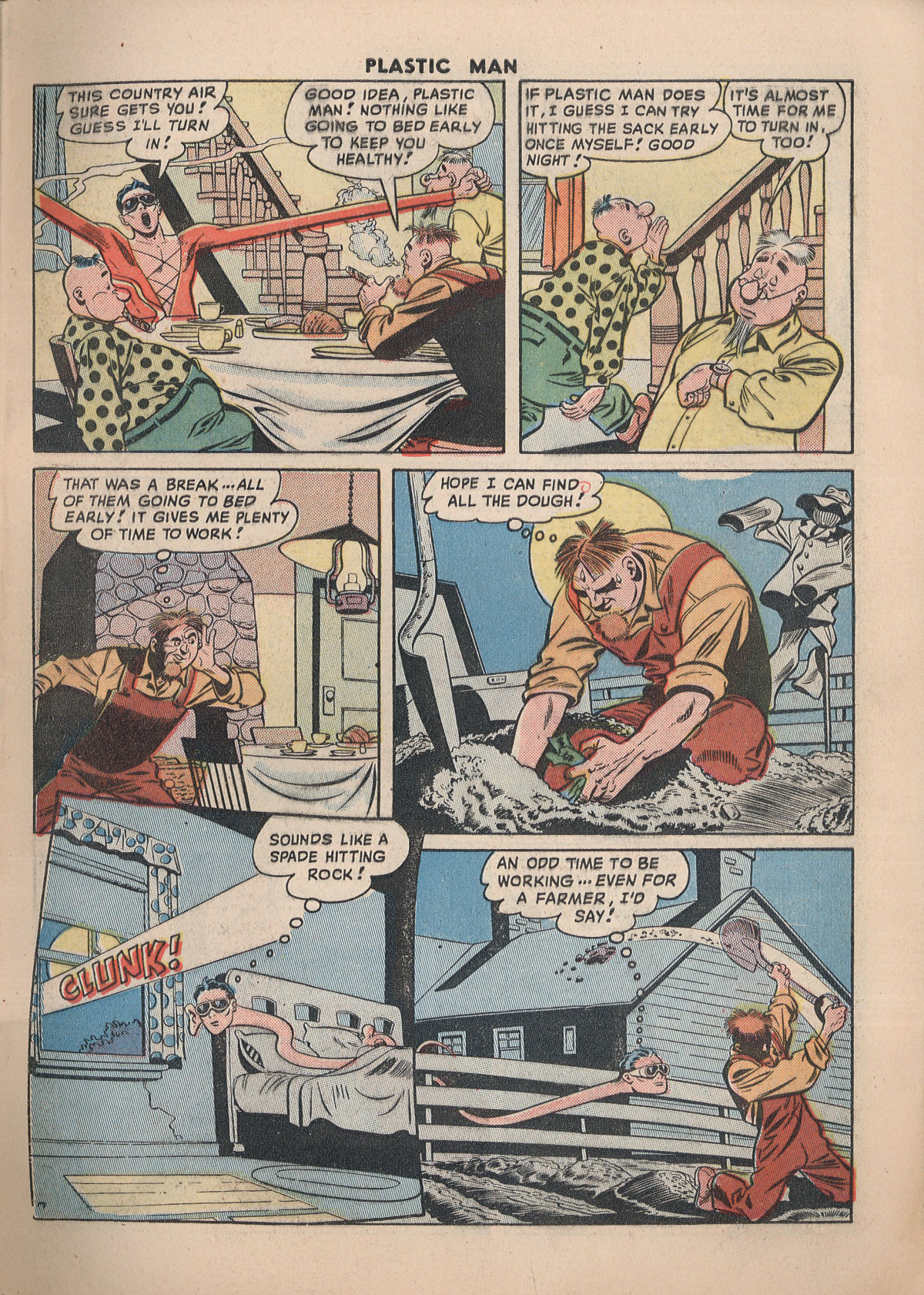 Read online Plastic Man (1943) comic -  Issue #18 - 10