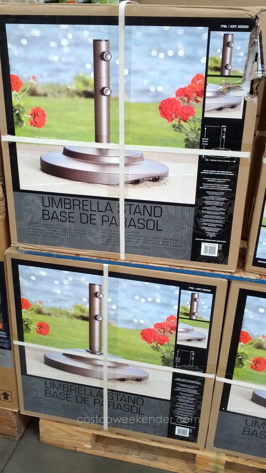 Sungrade Umbrella Stand Costco Weekender