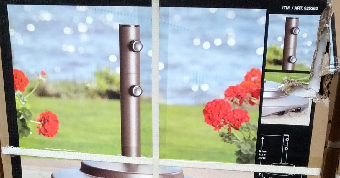 Sungrade Umbrella Stand Costco Weekender